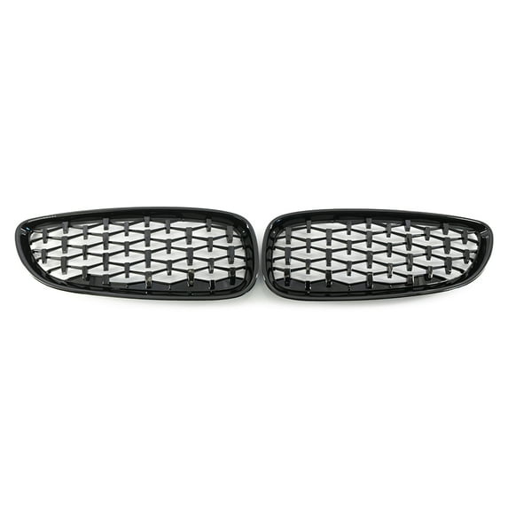 BFY Front Kidney Grill, Front Hood Grille Grill Trim Cover Diamond Meteor Style for BMW E89 Z4 2009-2016