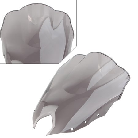 BFY Front Windscreen Windshield Wind Screen ABS for YAMAHA FZ-6R 2009-2015 Gray