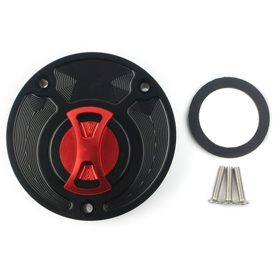 NS Fuel Gas Tank Cap Cover For Yamaha R6 R1 FZ1 FZ6 VMAX MT01 FZ16 YZF R15 R125 Red