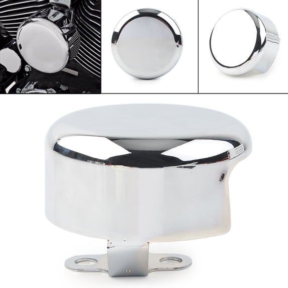 BFY Motorcycle Chrome Steel Smooth Horn Cover for Harley Davidson Big Twin Softail FLHX FLT FLHT Dyna Bad Boy 1991-2017