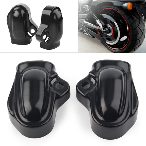 BFY Rear Axle Cover Swingarm Cap Bar Shield for Harley V-Rod VRSC Muscle VRSCF Black