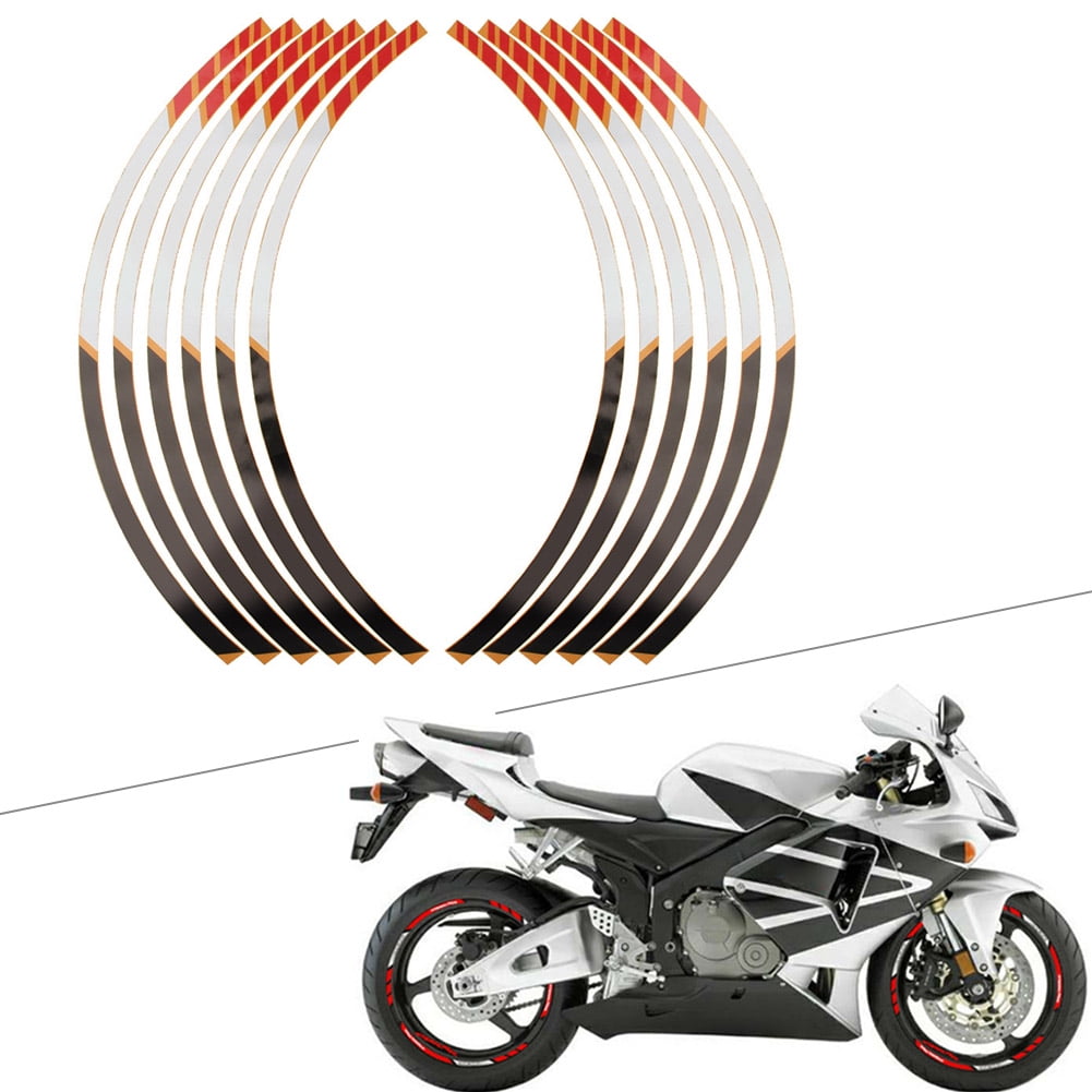 BFY for HONDA REPSOL HRC CBR RR Rim Stripes Wheel Decals Tape Stickers ...