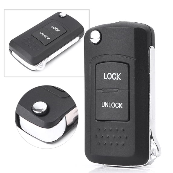 BFY for Mitsubishi Lancer Outlander 2 Button Folding Flip Remote Key Fob Shell Cover