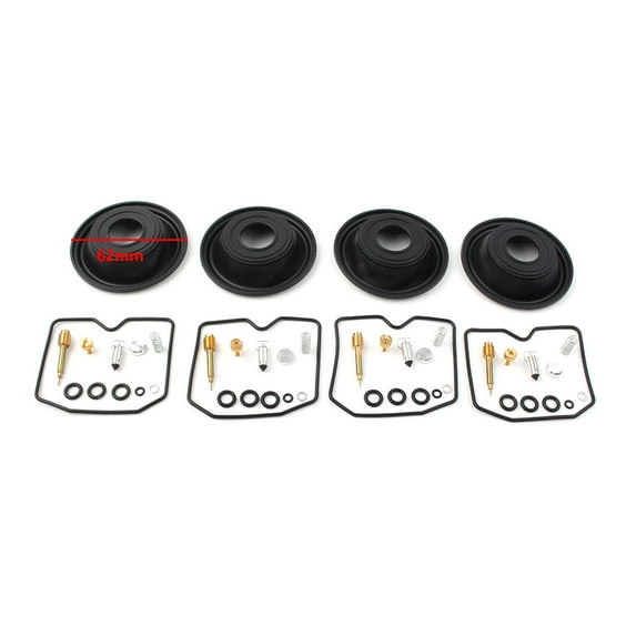 BFY 4 Sets Motorcycle Carburetor Repair Kit Vacuum Diaphragm For Suzuki GSF600 S BANDIT GSF 600 S 1996-2003