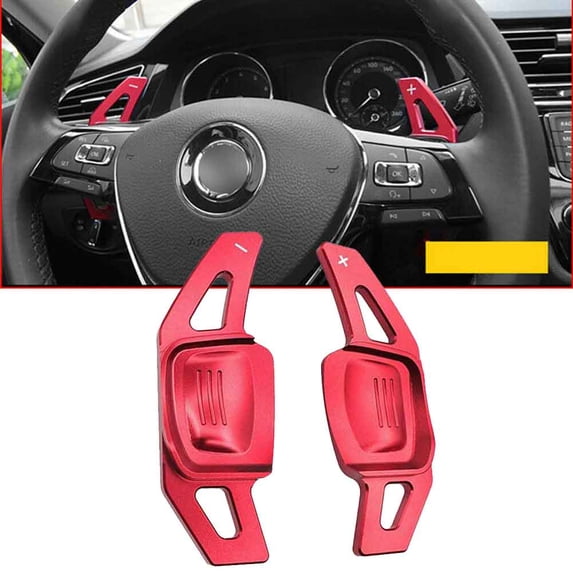 BFY for VW Tiguan Golf 7 MK7 Passat B8 Steering Wheel Paddle Shifter Extension Red