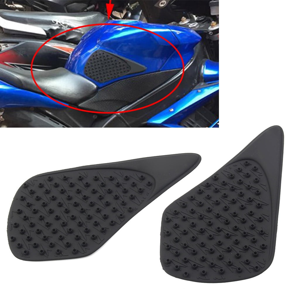 Universal Silica Gel Tank Traction Pads – Blue/Black, Anti-Skid For Yamaha Suzuki GSXR