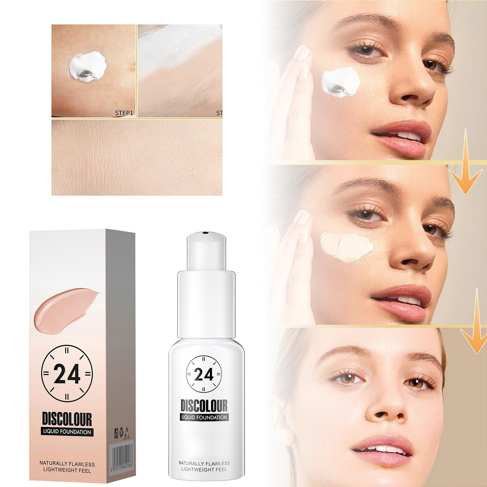 BFYSFBAIG Concealer Moisturizing Gradient Foundation Oil Control ...