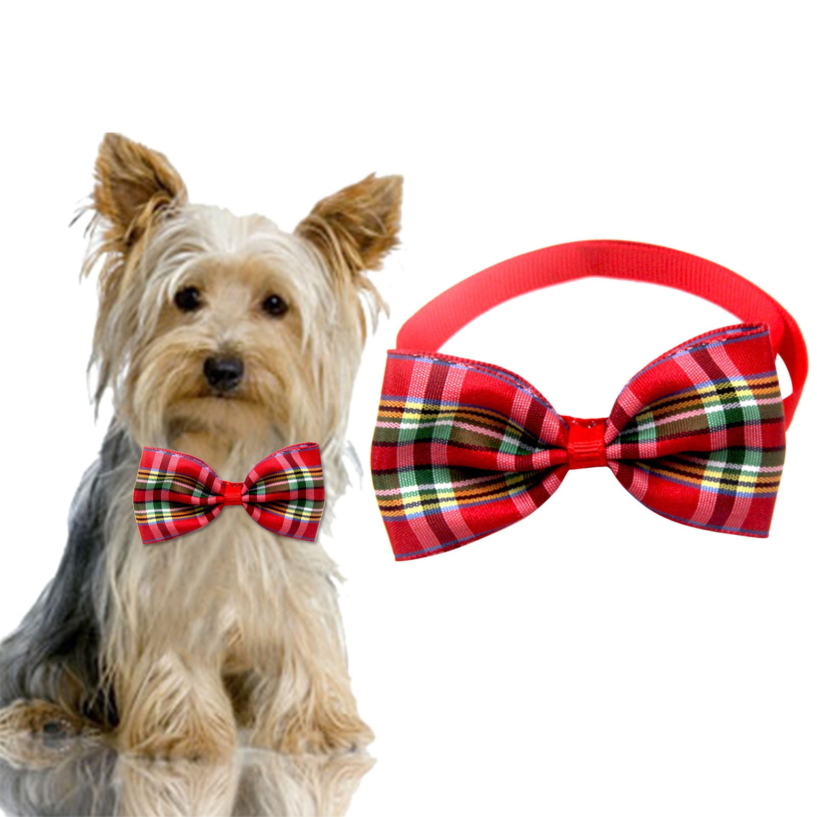 BFYSFBAIG Pet Accessories for Car Travel New Christmas Pet Bow Tie with