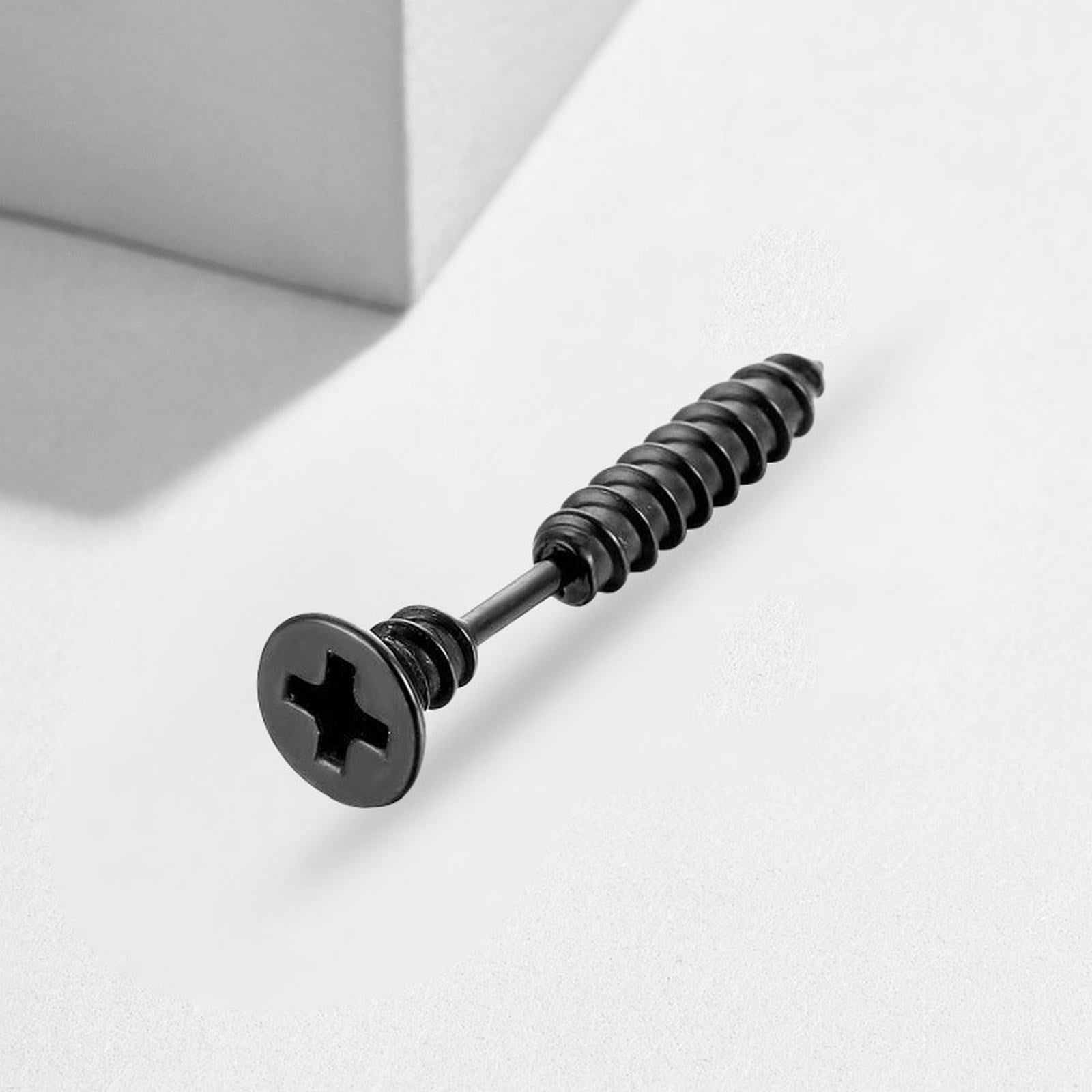 BFYSFBAIG Stainless Steel Screw Ear Stud Earring Piercing Jewelry