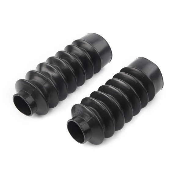 BFYWAL 39mm Rubber Fork Cover Gaiters Gators Long Boots For Harley Sportster XL883 1200,Black