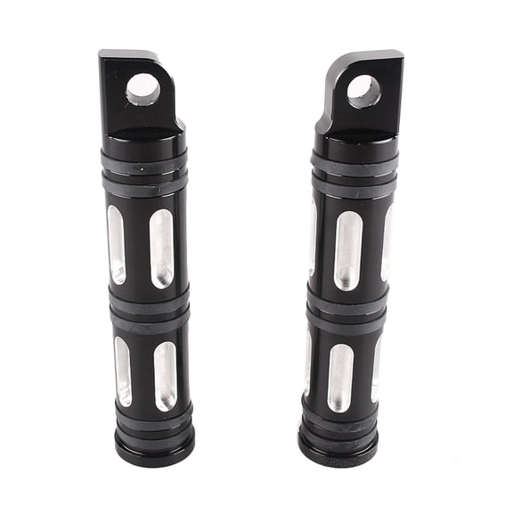 BFYWAL Motorcycle Footpegs Black CNC Billet Foot Pegs, Footrests Pedals for Harley XL883N/XL1200N/XL1200T/XL1200V/XL1200X/FXCW/FXCWC/FXS/FXSB/FXSBSE/XL1200C