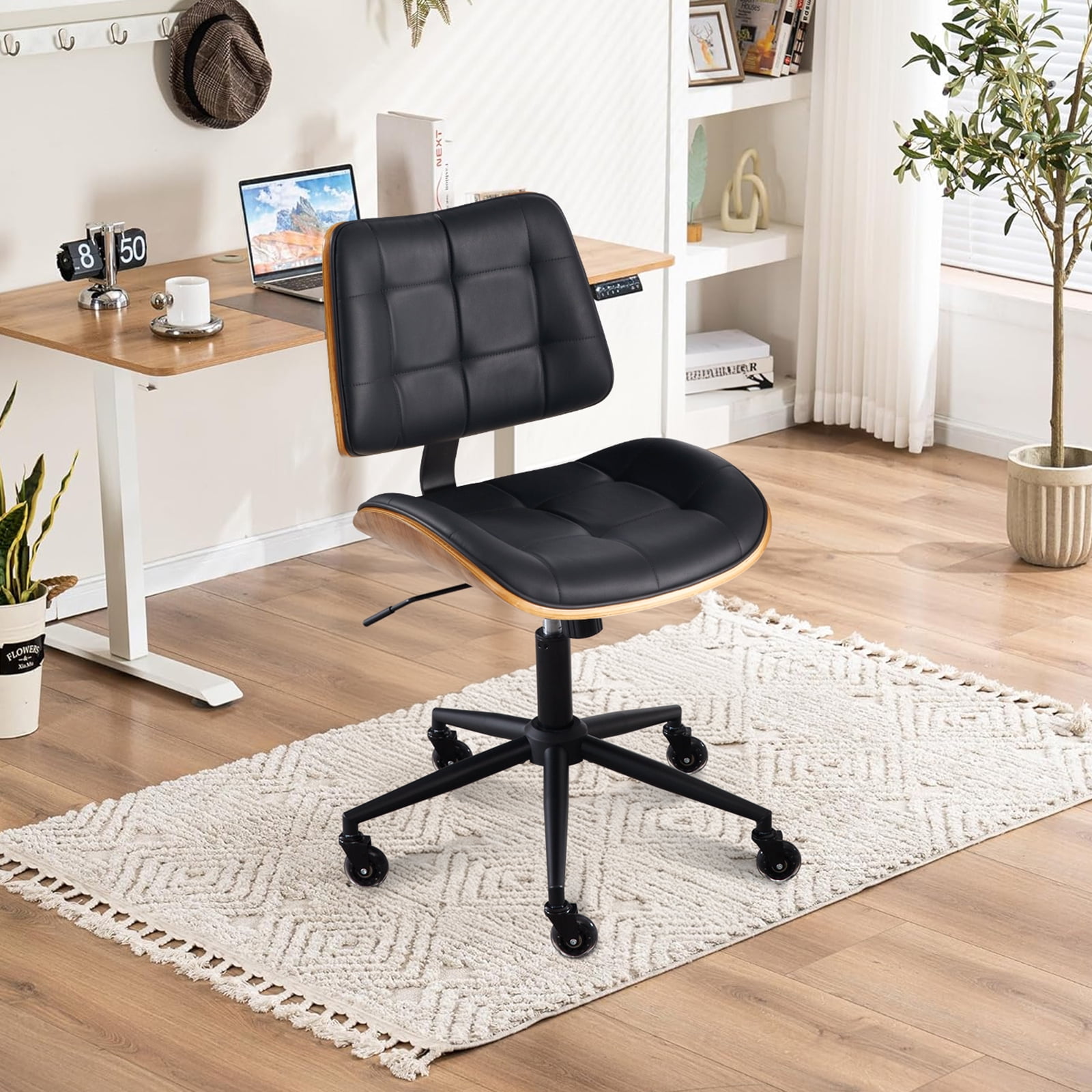 BFZ Height Adjustment and 360 Degree Rotation Office Desk Chair, Green