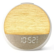 Sunrise Alarm Clock Wake Up Sunlight with Sound Machine & Dimmable Night Light for Bedrooms Clock