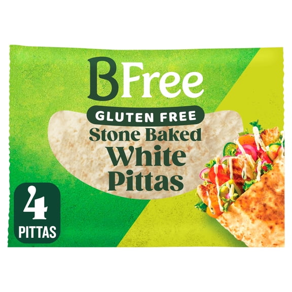 BFree Gluten Free Stone Baked Pitta Bread 220g, Imported from Britain