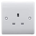 thumbnail image 1 of BG - 13A 1 Gang Unswitched Socket, White, 1 of 1