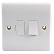 BG - 13A Switched Fused Spur, White