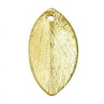 thumbnail image 1 of BG-221 18K Gold Overlay Ovel Leaf Shape Chip Bead, 1 of 1