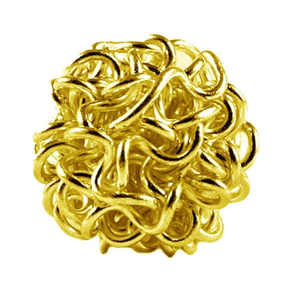 BG-250-11MM 18K Gold Overlay Wire Bead