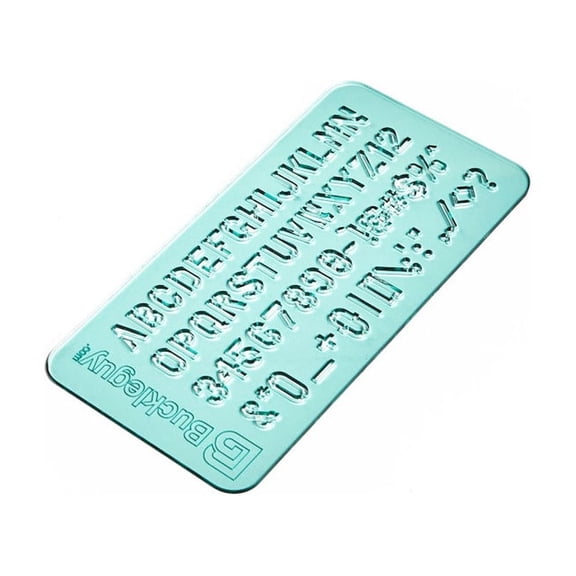 BG Acrylic Tool, Font Stencil, Marsh