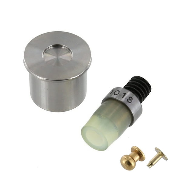 BG Collar Button Setter Die w/Screw, Multiple Sizes ***Requires hand tool post & base or BG hand press***