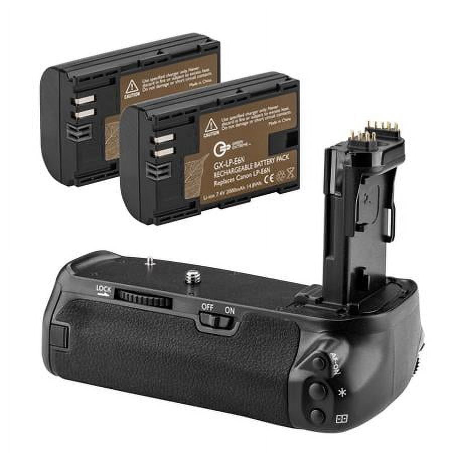 BG-E14 Battery Grip for Canon 80D and Canon 90D With 2 LP-E6N Batteries ...