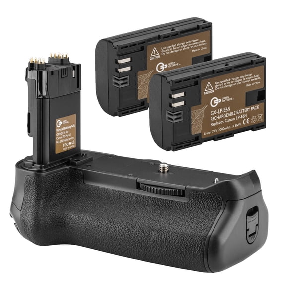 BG-E16 Battery Grip for Canon 7D Mark II With 2 LP-E6N Batteries