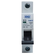 BG ELECTRICAL - 10A Single Pole MCB, B Curve, 6kA