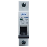 BG ELECTRICAL - 40A Single Pole MCB, C Curve, 6kA