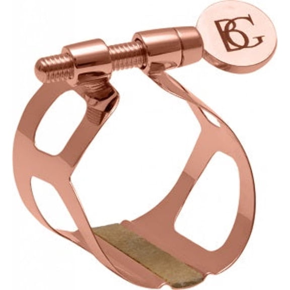 BG France Tradition Rose Gold Plated Bass Clarinet Ligature and Cap - L99