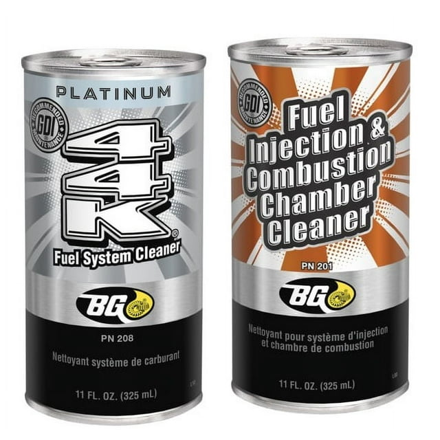 BG Fuel Injection & Combustion Chamber Cleaner PN 201 & BG Platinum 44K Fuel System Cleaner PN