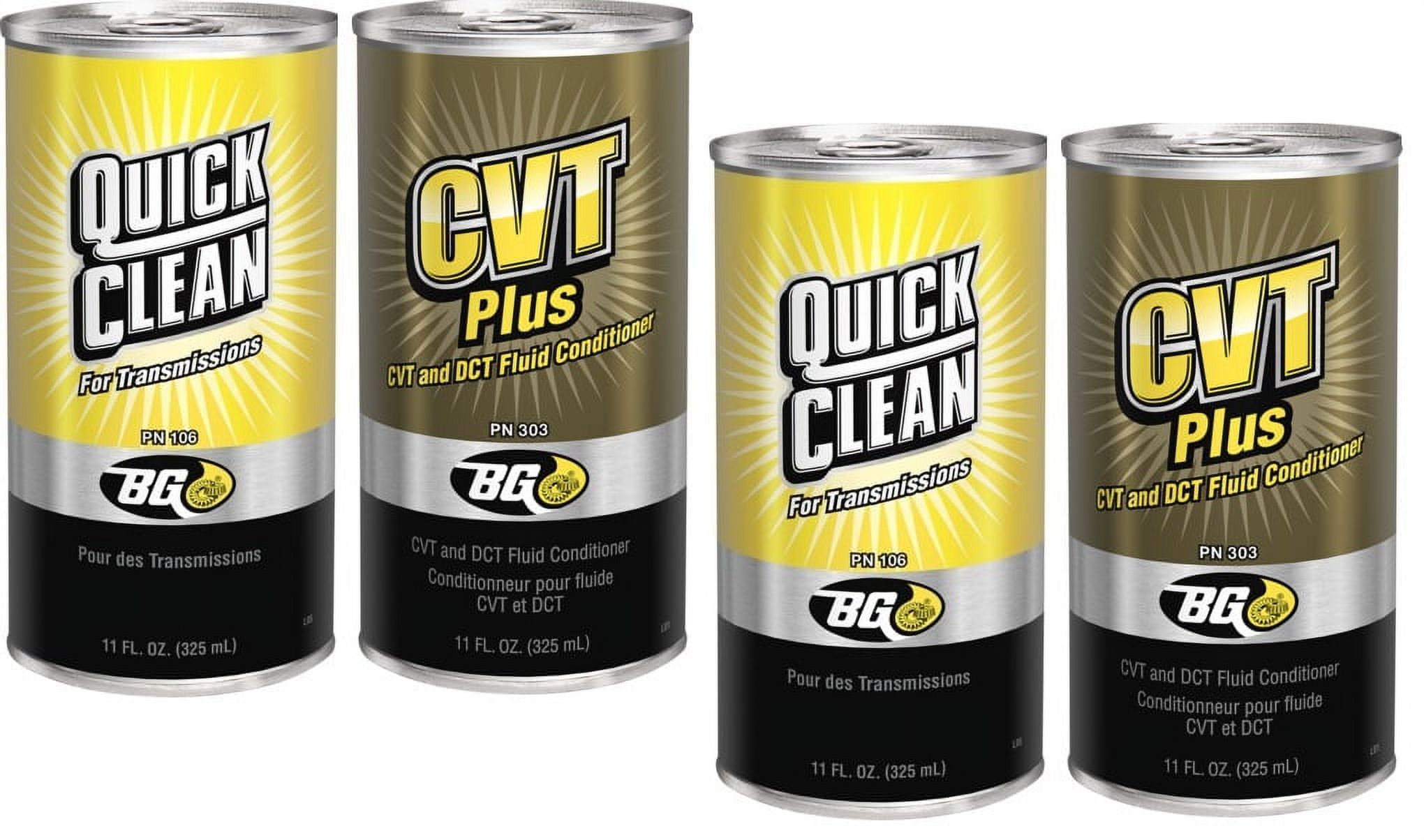 BG K6610 CVT Transmission Quick Clean Flush PN 106 & CVT DCT Plus Fluid