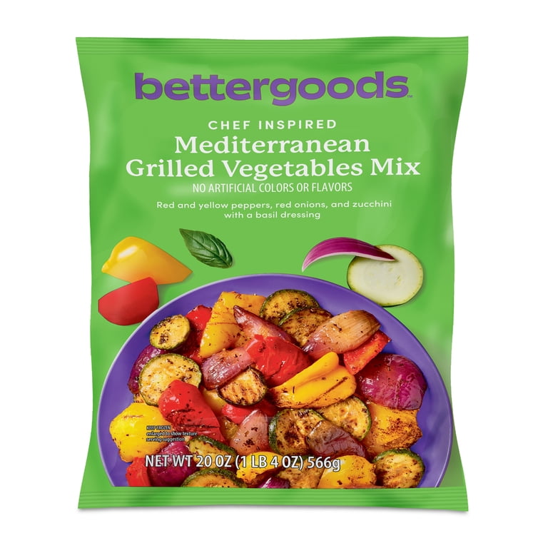 bettergoods Mediterranean Grilled Vegetables Mix, 20 oz (Frozen