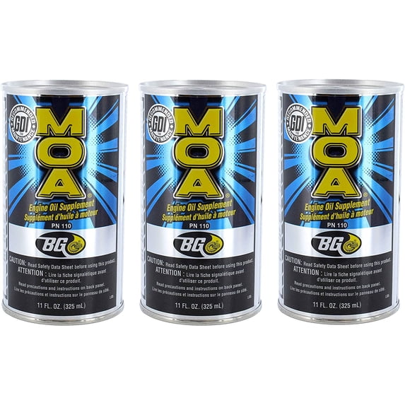 BG MOA Motor Oil Additive 11oz (3 Pack)