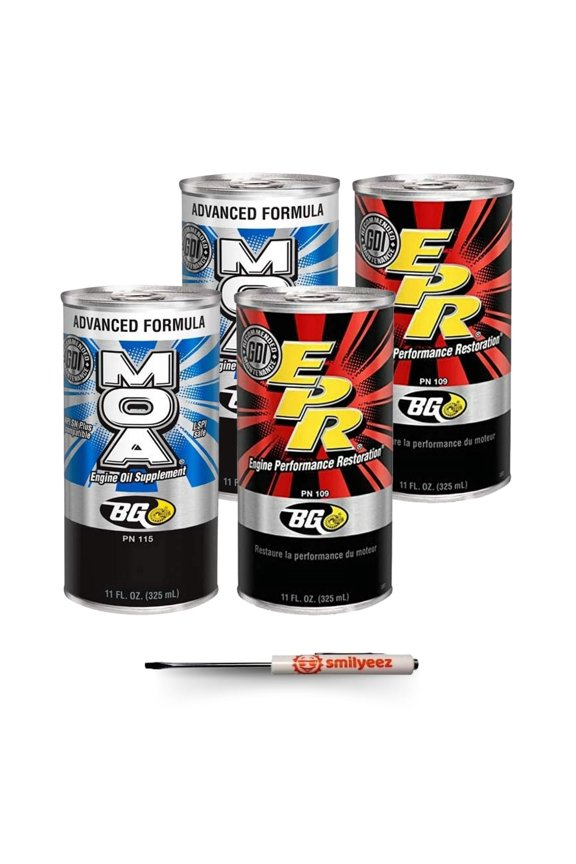 BG MOA PN 115 & EPR PN 109 Engine Performance Restoration & Motor OIl Additive With a Pocket Screwdriver