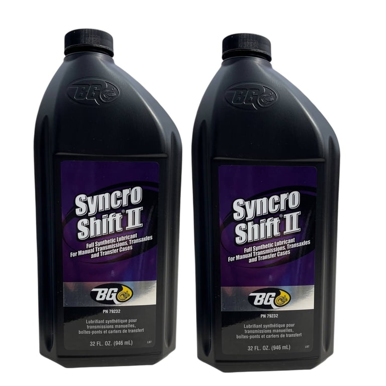 BG Syncro Shift II PN 792 Synthetic Gear Lubricant - Fluid for Manual Transmissions and Trans-Axle - Walmart.com BG Syncro Shift II PN 792 Synthetic Gear Lubricant - Fluid for Manual Transmissions and Trans-Axle - Walmart.com