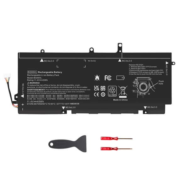 BG06XL Laptop Battery for HP EliteBook 1040 G3 G3-DS64EP G3-EN16EA G3-EN21EA G3-FB15UP V1P90UT Series BG06045XL 804175-181 804175-1B1 804175-1C1 805096-001 805096-005 HSTNN-IB6Z HSTNN-Q99C