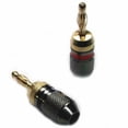 thumbnail image 1 of BG1008B/R - BANANA PLUG SOL LESS RED/BLK GOLD (2 pcs/pkg), 1 of 1