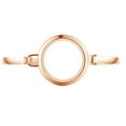 thumbnail image 1 of BG247 Stainless Steel Floating Locket Bangle Bracelet Rose Gold (Size 8), 1 of 7