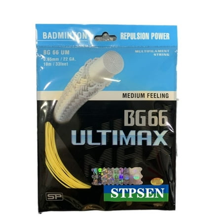 BG66ultmax Tool Length 10M BG65 BG65Ti Dia.0.7mm Sport Supplies Random Color Badminton Racket String Racquet Stringing Badminton Racquet Wire BG66ULTMAX