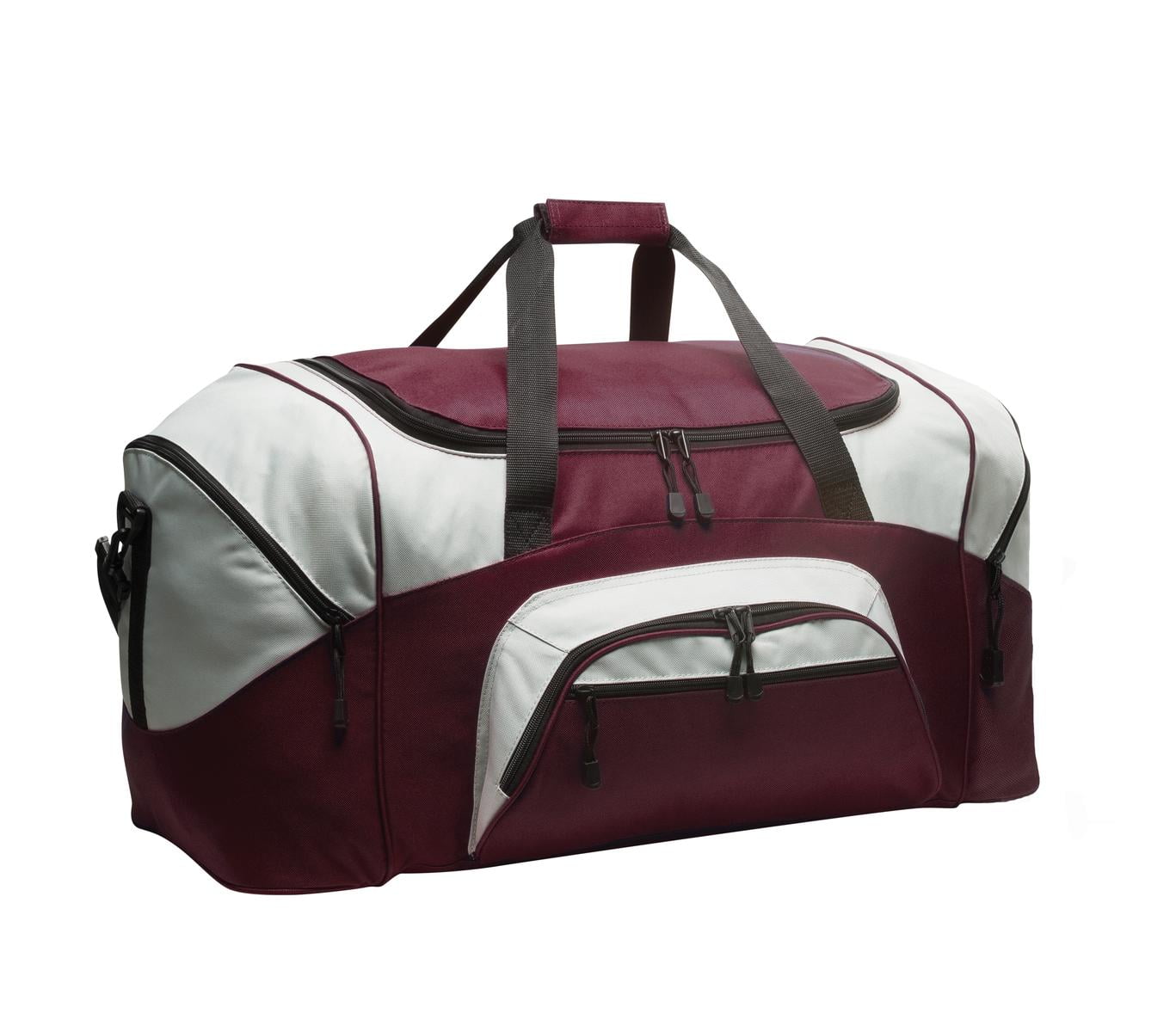 BG99 Port & Company Mens Gym Bag Colorblock Sport Duffel - Walmart.com