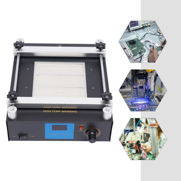 BGA Infrared Rework Electronic Hot Plate Preheat Preheating Station YIHUA 853A Countertop For the Preheating of Circuit Boards