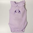 thumbnail image 1 of BGCBS1218 Ruffled Collar Sleeveless Bodysuit - Lilac, 12-18 months, 1 of 1
