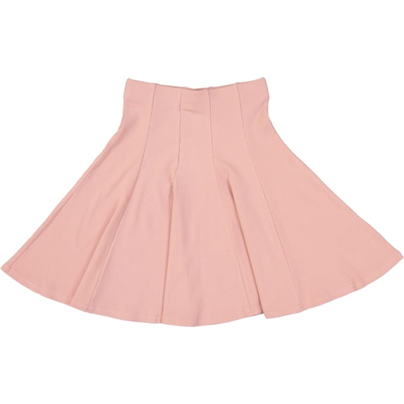 BGDK Girls' School Uniform Pleated Pullon Knee Length Ribbed Cotton