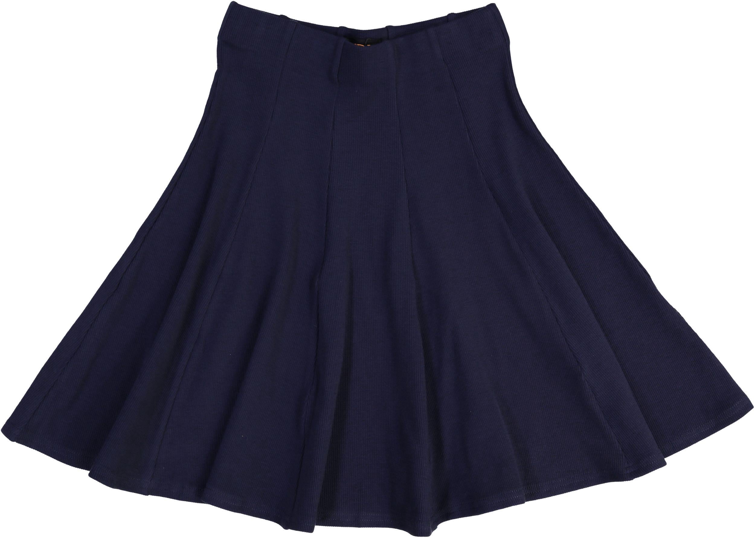 Panel Uniform Part BGDK Girls' School Uniform Pleated Pull-on Knee Length Ribbed Cotton ...