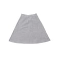 thumbnail image 1 of BGDK Soft Cotton Girls Skater Skirt, Knee Length School Uniform Skirt, Comfortable All-Purpose Cotton Skirt for Girls, Light Heather X Small, 1 of 4