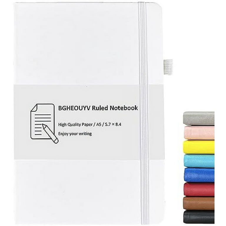 BGHEOUYV Notebook Journal, College Ruled Notebook Lined A5 160