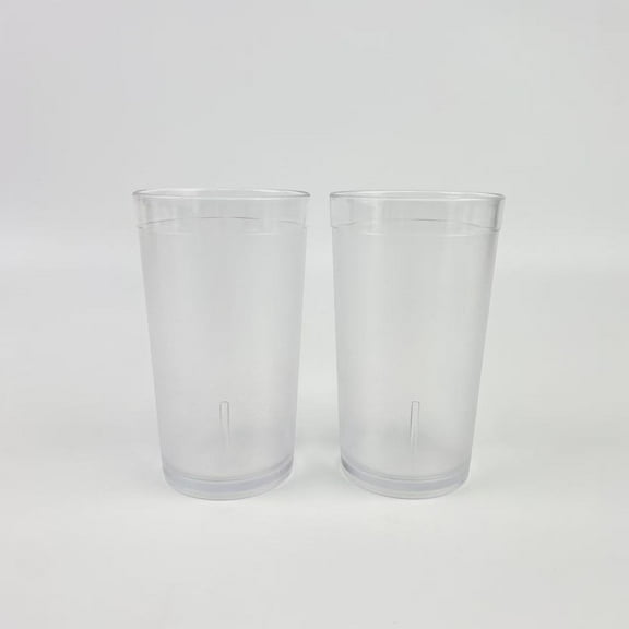 BGKFKFG Cups,Plastic Drinking Glasses Set 5 oz Clear Plastic Tumblers Stackable Frosted Cup Reusable Drinking Glasses Cups Bulk for Weddings Party Restaurant Kitchen