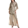thumbnail image 1 of BGL womens  2pc Blouse & Pant Set, 8, Beige, 1 of 3