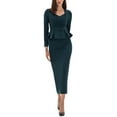 thumbnail image 1 of BGL womens  2pc Jacket & Skirt Set, 10, Green, 1 of 3