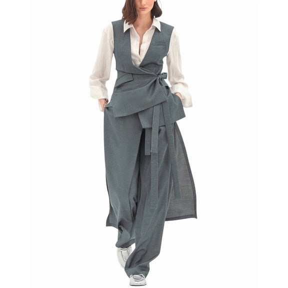 BGL womens  3pc Wool-Blend Vest, Pant, & Skirt Set, 6